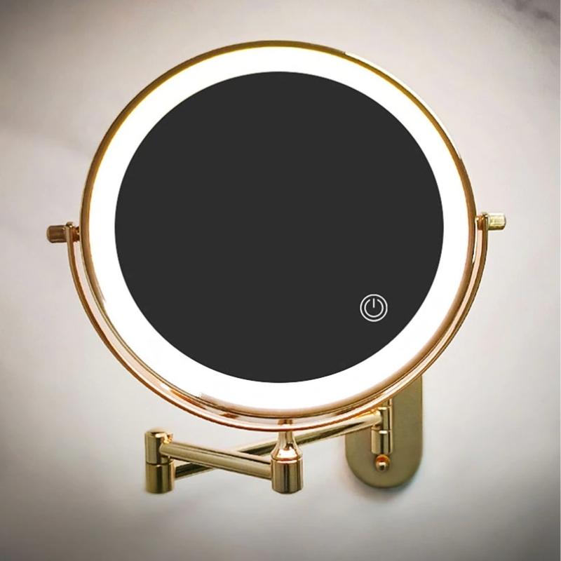 GlamGlow | Deluxe Make-up Mirror with LED and Magnification