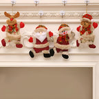Shiny Christmas Ornaments Set of 4 | Christmas Tree Balls Plastic