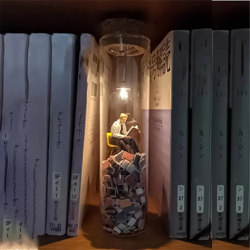 Glass-Miniature-Diorama for Book Lovers