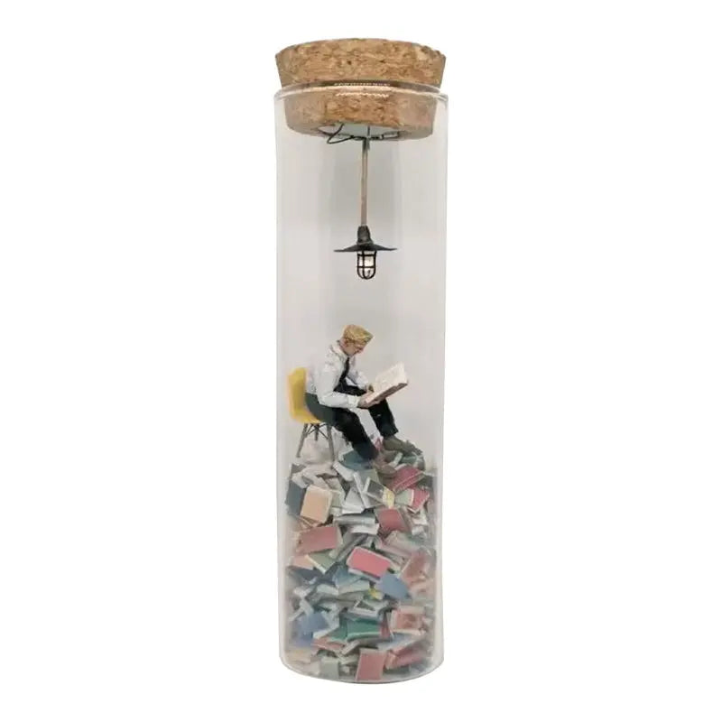 Glass-Miniature-Diorama for Book Lovers