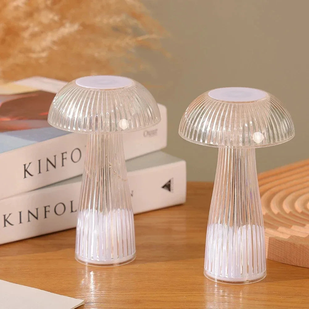 Glass Mushroom Lamp