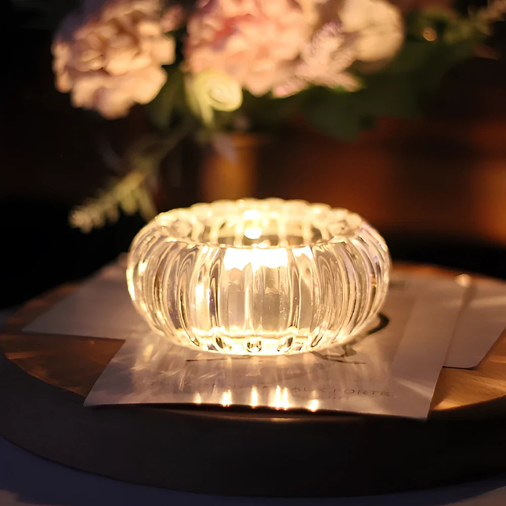 GlowRipple Candle Holder