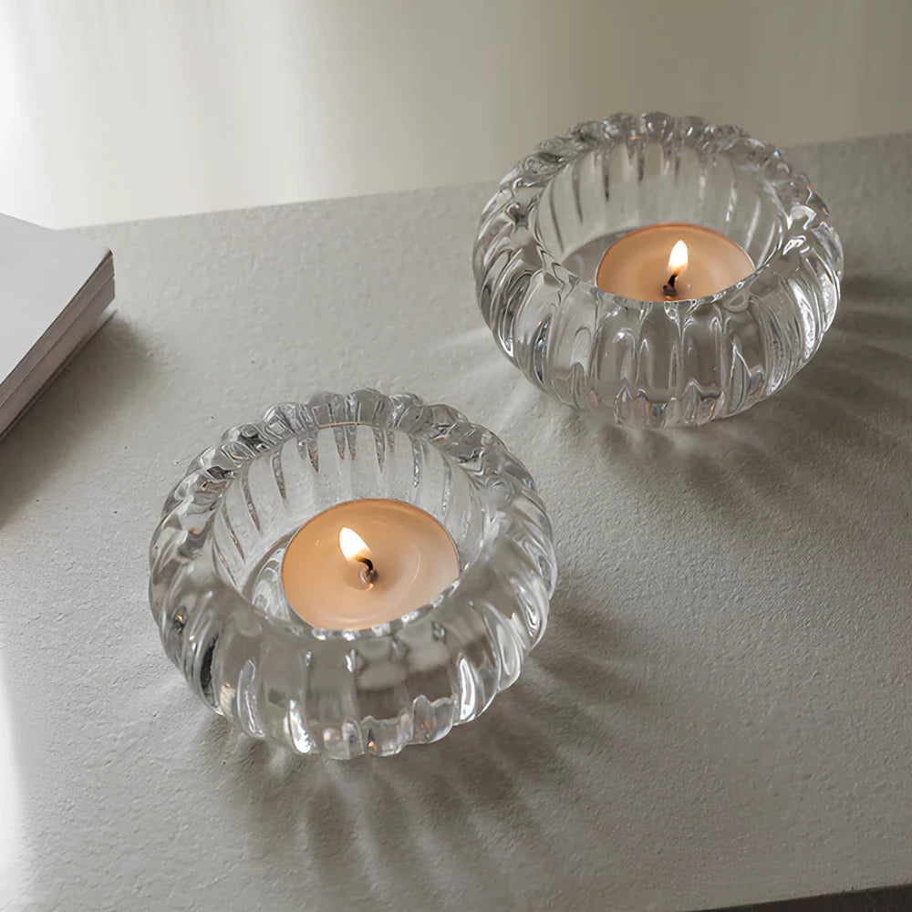 GlowRipple Candle Holder