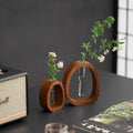 Glass vase made of solid wood – Elegant design for stylish decoration
