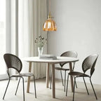 Elegant Glass Hanging Lamp in Flower Shape