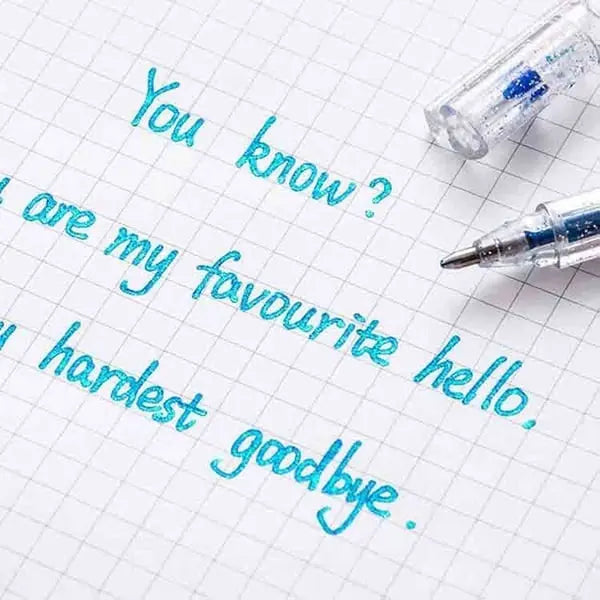 Glitter Gel Pen Set – Perfect for Bullet Journals & Creative Designs
