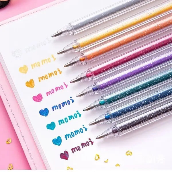 Glitter Gel Pen Set – Perfect for Bullet Journals & Creative Designs