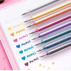 Glitter Gel Pen Set – Perfect for Bullet Journals & Creative Designs