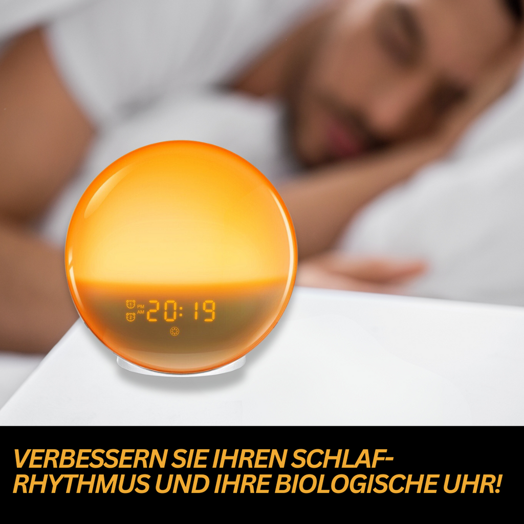 Natural Radio Alarm Clocks with Wake-up Light - GlowRise