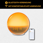 Natural Radio Alarm Clocks with Wake-up Light - GlowRise