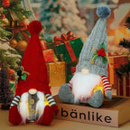 Christmas Gnome Decoration | LED Night Light | Warm Glow Holiday Ornament