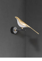 Gold Birds Wall Light