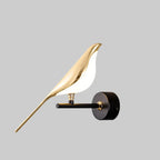 Gold Birds Wall Light