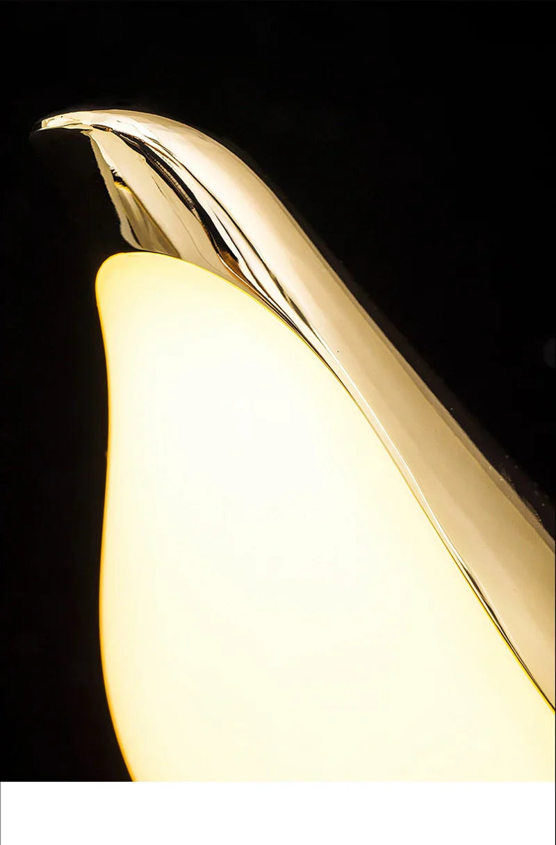 Gold Birds Wall Light