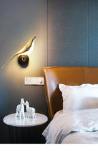 Gold Birds Wall Light