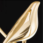 Gold Birds Wall Light