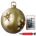 Outdoor PVC Christmas Decoration with Colorful LED Lighting