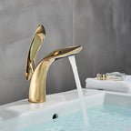 Luxurious modern bathroom faucet