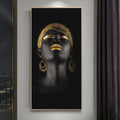 Golden Lady canvas art