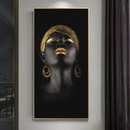 Golden Lady canvas art
