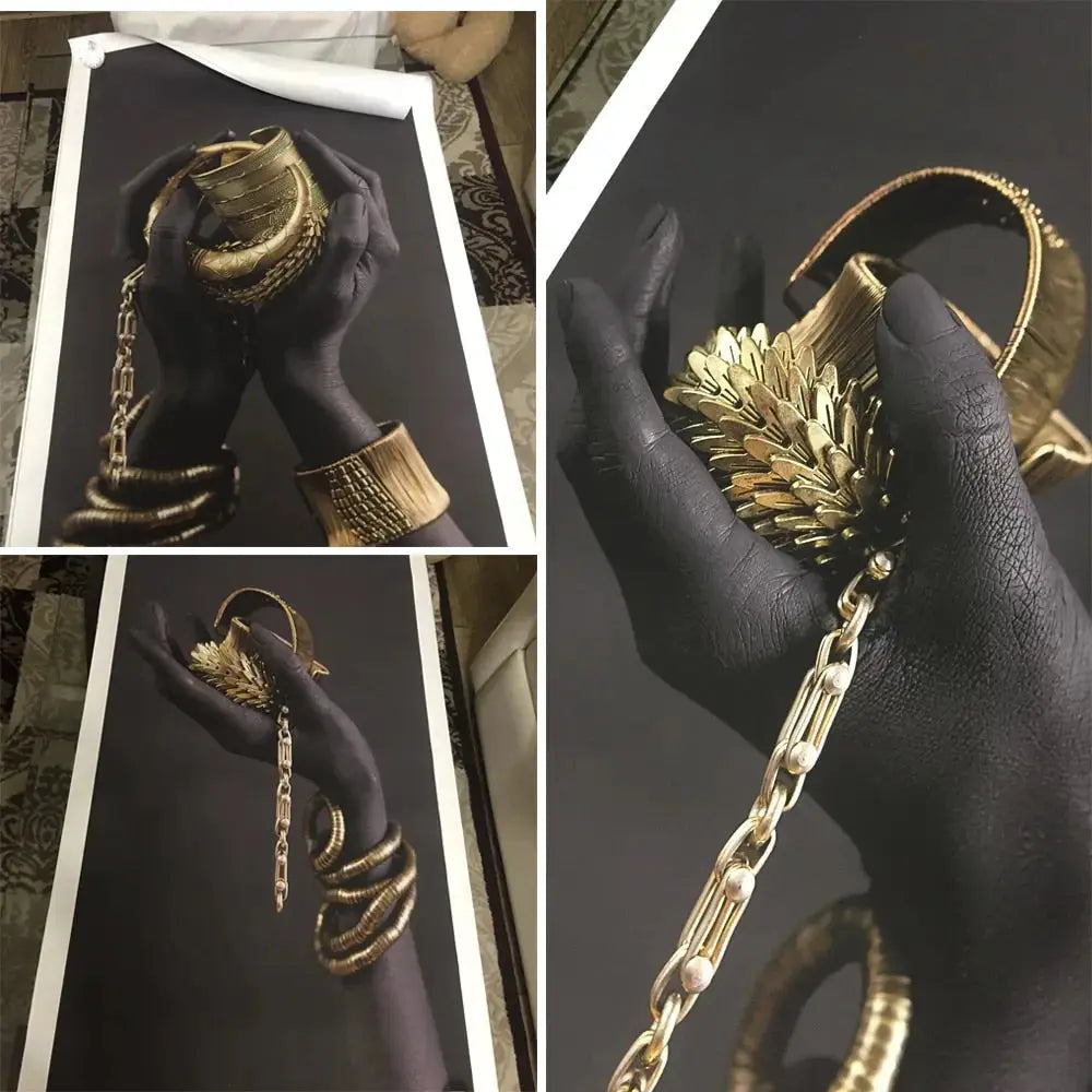 Golden Lady canvas art