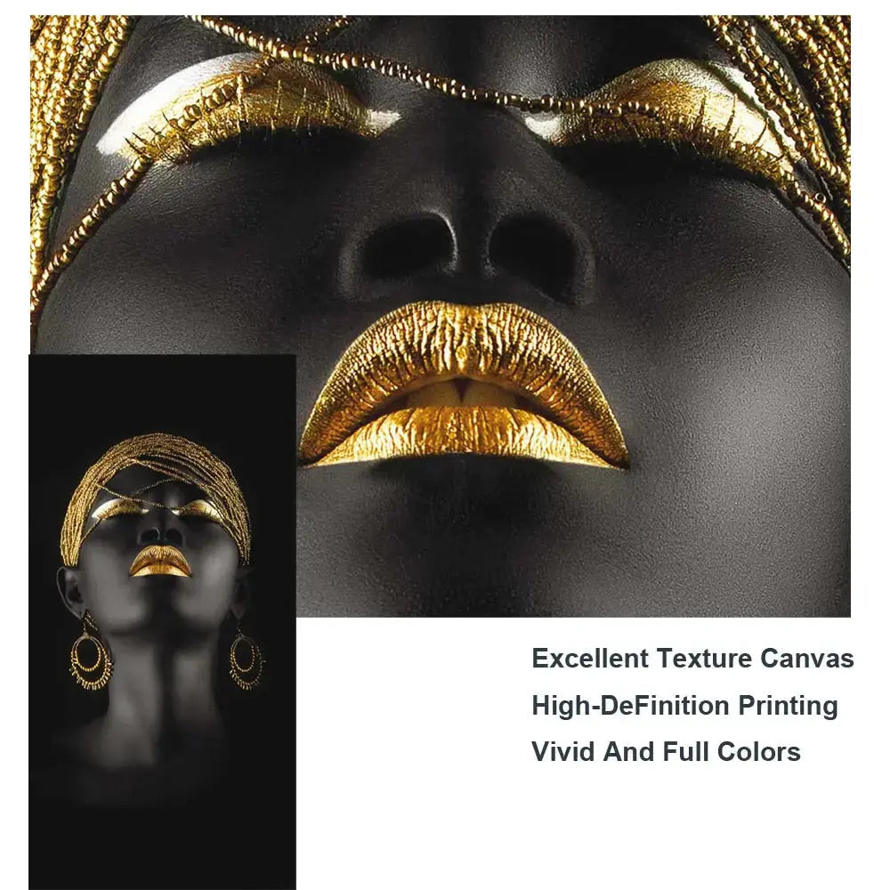 Golden Lady canvas art