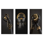 Golden Lady canvas art