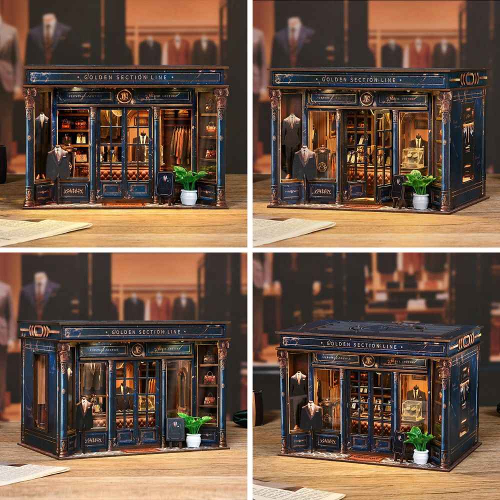 Golden Section Line DIY Mini House Kit l DIY Miniature Kit