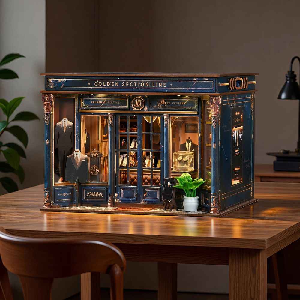 Golden Section Line DIY Mini House Kit l DIY Miniature Kit