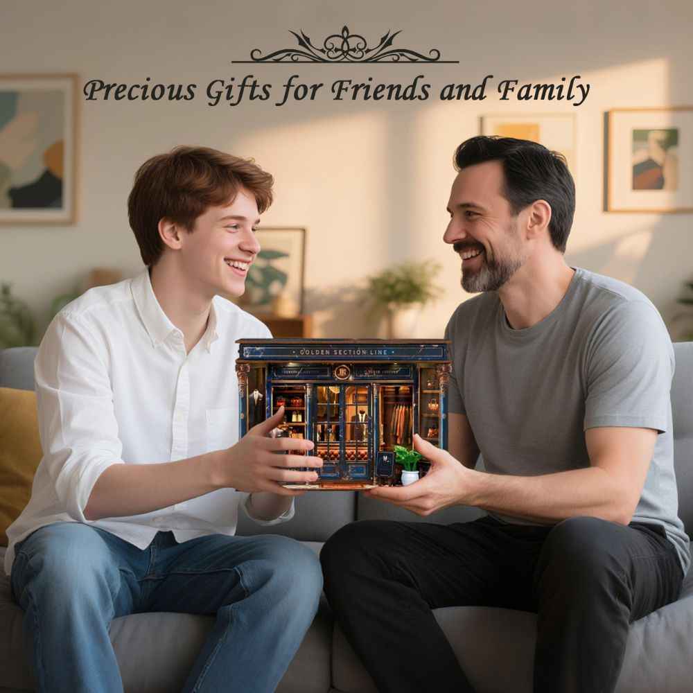 Golden Section Line DIY Mini House Kit l DIY Miniature Kit