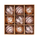 Golden Christmas Baubles Set | Plastic Christmas Ornaments