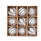 Golden Christmas Baubles Set | Plastic Christmas Ornaments