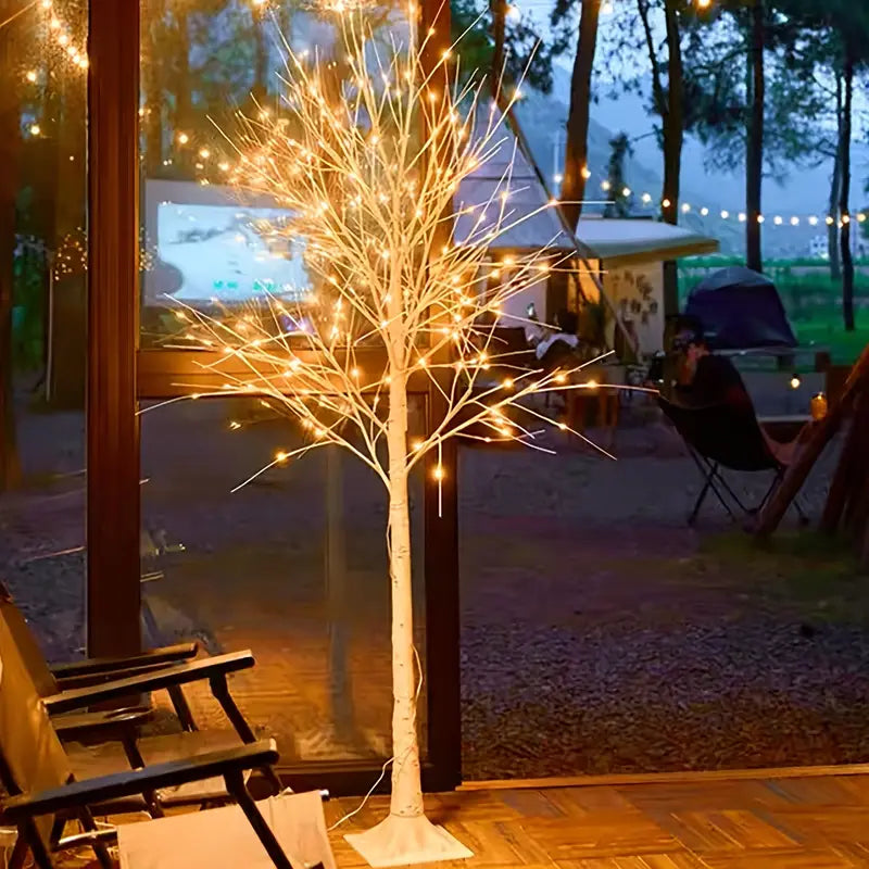 Golden Birch Tree | LED Decoration for Parties 182.88 cm