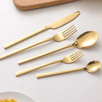 Golden Cutlery Set 30-piece | Elegant Stainless Steel Cutlery