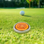 Golf ball marker with round clip – With dragonfly function for precise alignment
