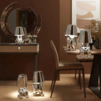 Modern LED table lamp in sculpture design – Decorative statue lamp for living room
