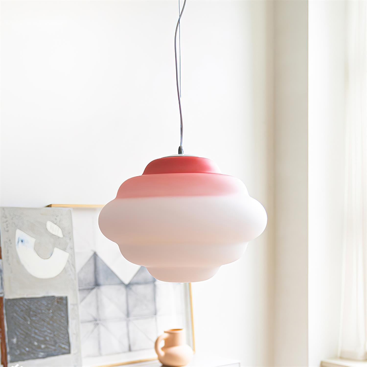 Pendant lamp with Gradient and Soft Light Diffusion - Aérola
