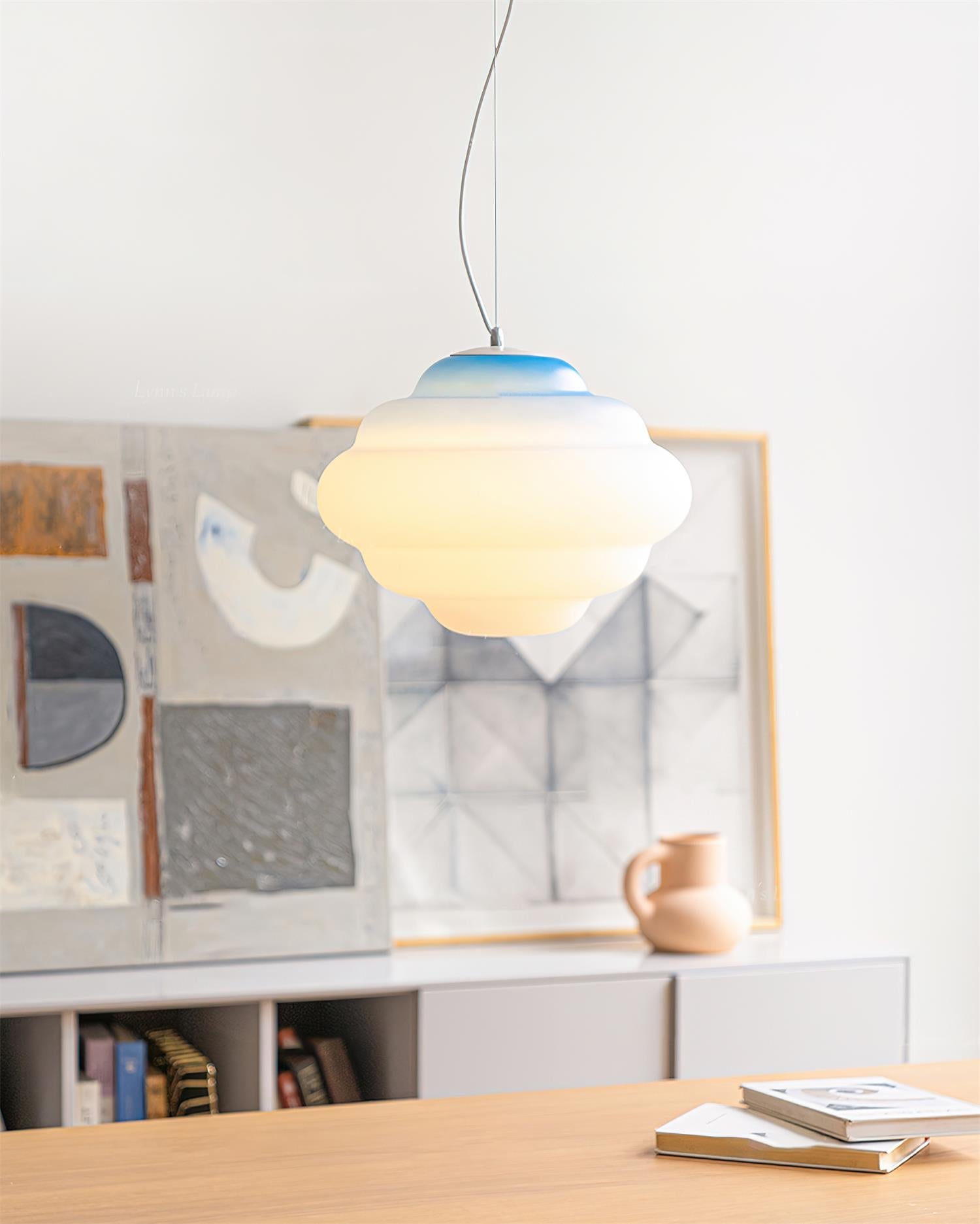 Pendant lamp with Gradient and Soft Light Diffusion - Aérola