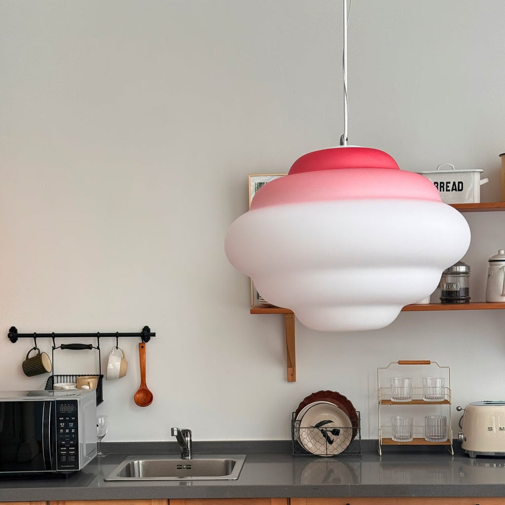 Pendant lamp with Gradient and Soft Light Diffusion - Aérola