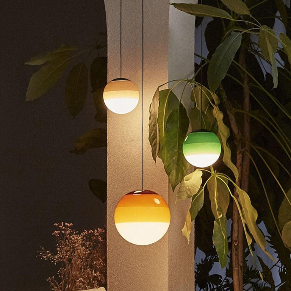 Gradient Pendant Light Black | Modern Dining Room Lamp