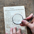 Magnifying necklace