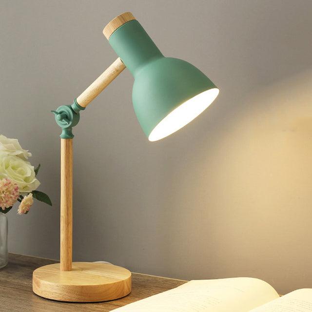 Nordic Desk Lamp Made of Wood