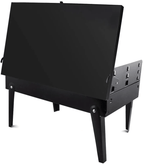 Folding Steel Grill for Mobile BBQ & Spontaneous Grilling Fun