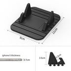 Anti-slip phone holder for car with secure grip