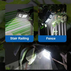 Large Solar LED Outdoor Lamp – With Clip & Motion Sensor