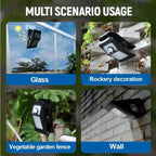 Large Solar LED Outdoor Lamp – With Clip & Motion Sensor