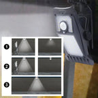Large Solar LED Outdoor Lamp – With Clip & Motion Sensor