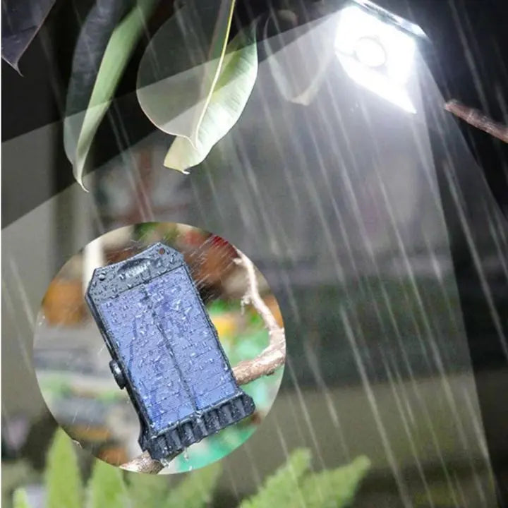 Large Solar LED Outdoor Lamp – With Clip & Motion Sensor