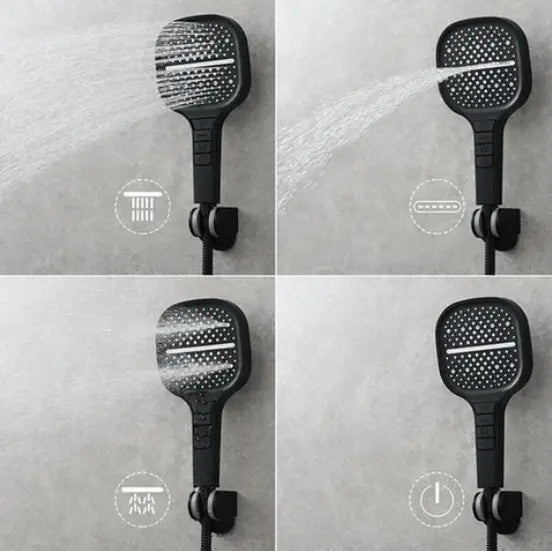 Large High-Pressure Shower Head – Spa-like Relaxation at Home