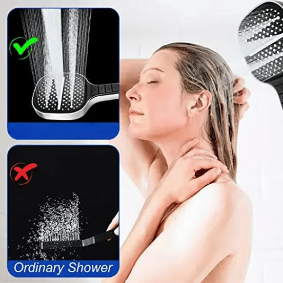 Large High-Pressure Shower Head – Spa-like Relaxation at Home
